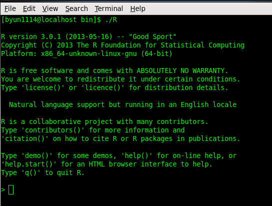R on CentOS